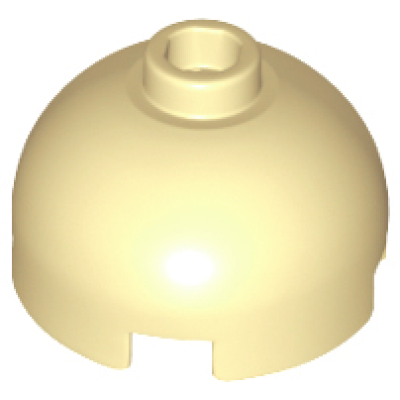 Steen, Rond 2x2 bol Tan